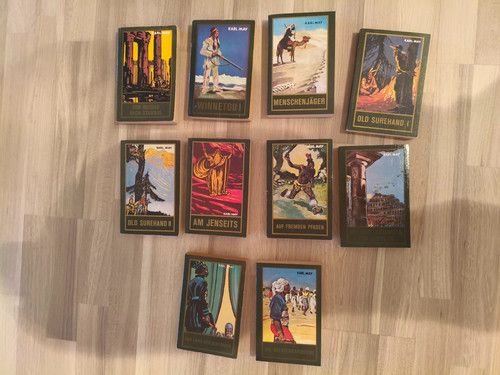10x karl may bücher - 10x,