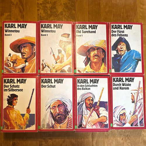 16x karl may - may, buchpaket