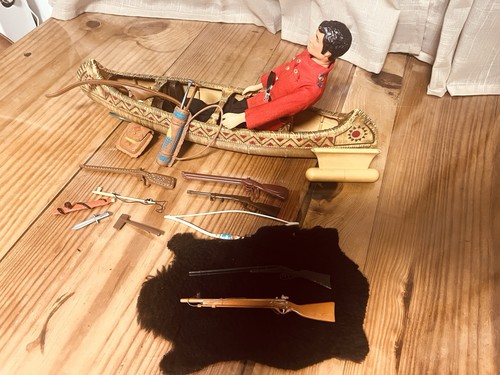 Mattel big jim indianer kanu - mattel,