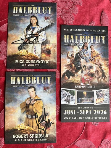 Karl may autogramme winnetou - autogramme,