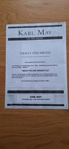 Flyer karl may - (1995/96?,