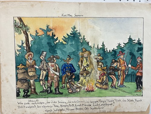 Org zeichnung karl may - org.,